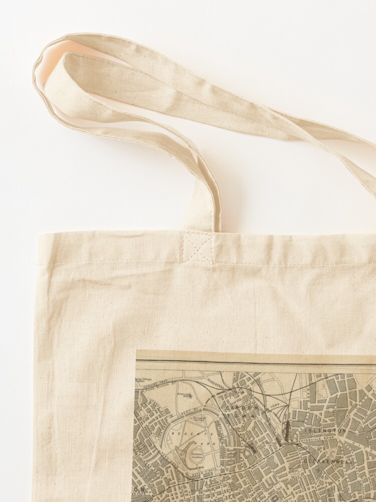 London map (19th century) Tote - Luxury Bags London review and price