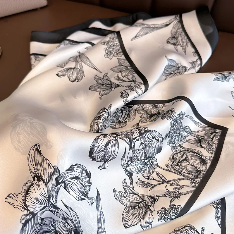 70*70cm Luxury Floral Print Si - Luxury Bags Trending review and price
