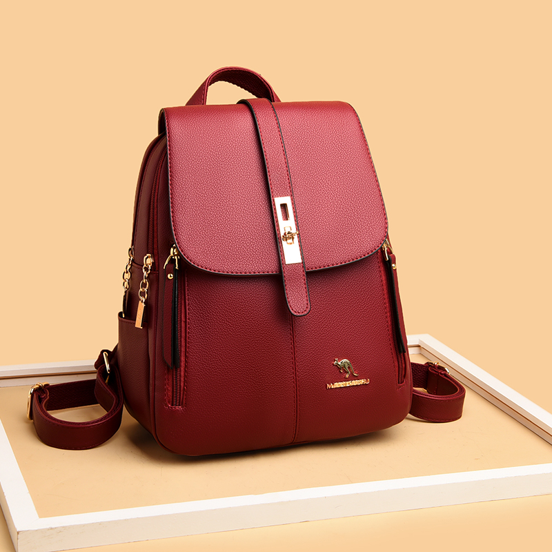 Luxury Women Leather Backpacks - Luxury Bags Trending review and price